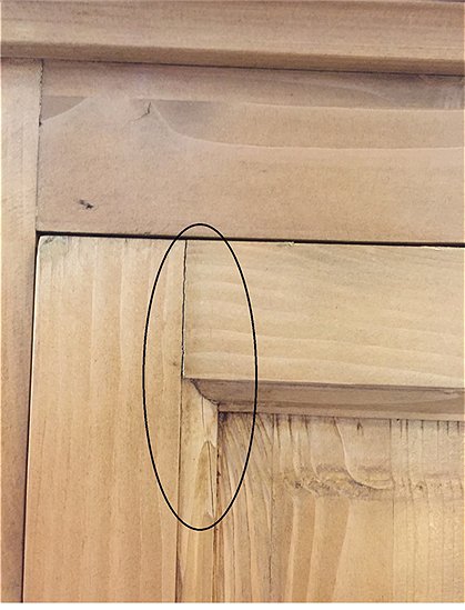 Kleiderschrank , 3-türig, wax Nr.692 2