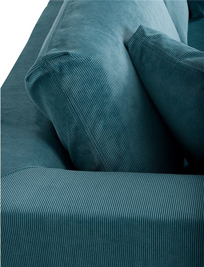 Sofa Dragon Rib, 3 Sitzer blau Nr.722 2
