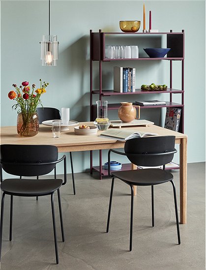 Stuhl aus Holz und Metall von HÜBSCH Interior &#9733; Kundenbewertung "Sehr gut" &#9733; 10&euro; Rabatt für Neukunden &#9733; Günstig bei car-Moebel.de