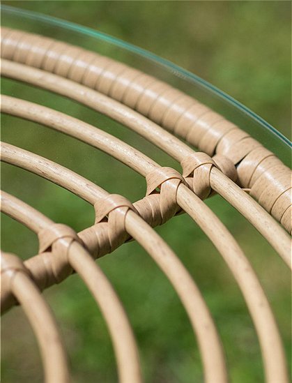 Beistelltisch aus Rattan und Metall &#9733; Kundenbewertung "Sehr gut" &#9733; 10&euro; Rabatt für Neukunden &#9733; Günstig bei car-Moebel.de