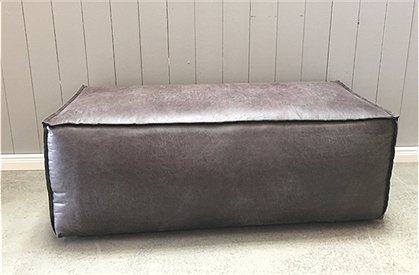 Pouf Rodeo, Leder, schwarz  Nr.: 753 2