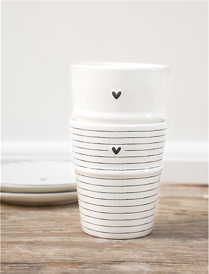 Becher mit Herz von Bastion Collections &#9733; Kundenbewertung "Sehr gut" &#9733; 10&euro; Rabatt für Neukunden &#9733; Schnell verschickt &#9733; Jetzt bei car-Moebel.de