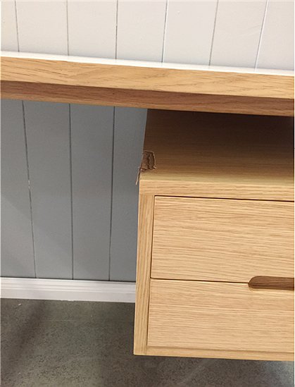 LV00809 Schreibtisch, 2 Schübe rechts 2
