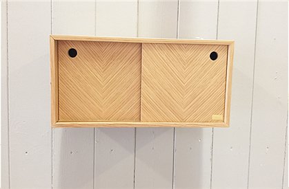 LV00810 Wandbord mit Schiebetür, Eiche 2