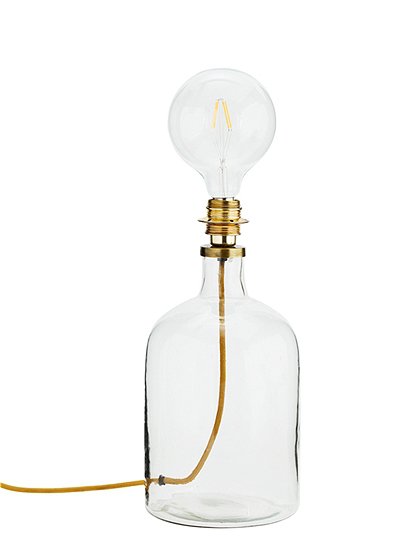 Tischleuchte Bast und Glas von Madam Stoltz &#9733; Kundenbewertung "Sehr gut" &#9733; 10&euro; Neukundenrabatt &#9733; Schnell verschickt &#9733; Günstig bei car-Moebel.de