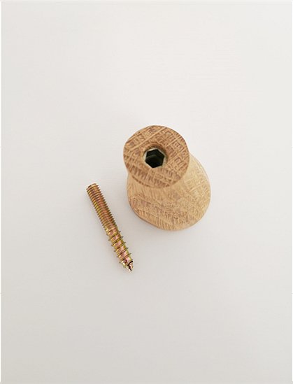 Garderoben Knopf aus Eiche HÜBSCH Interior &#9733; Kundenbewertung "Sehr gut" &#9733; 10&euro; Rabatt für Neukunden &#9733; Schnell verschickt &#9733; Günstig bei car-Moebel.de