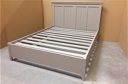 LV00851 Landhausbett, gerade 160 taupe 2