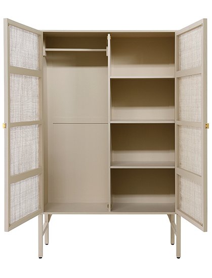 Schrank mit Geflecht von HKliving &#9733; Kundenbewertung "Sehr gut" &#9733; 10&euro; Rabatt für Neukunden &#9733; Schnell verschickt &#9733; Günstig bei car-Moebel.de