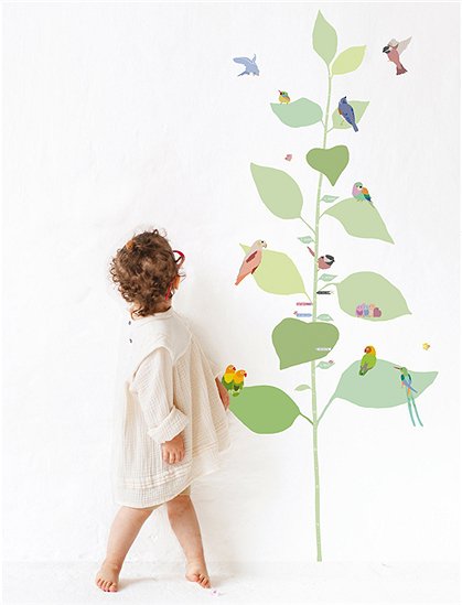 Messlatte "with the birds" von MIMI'lou &#9733; Kundenbewertung "Sehr gut" &#9733; 10&euro; Rabatt für Neukunden &#9733; Schnell verschickt &#9733; Günstig kaufen bei car-Moebel.de
