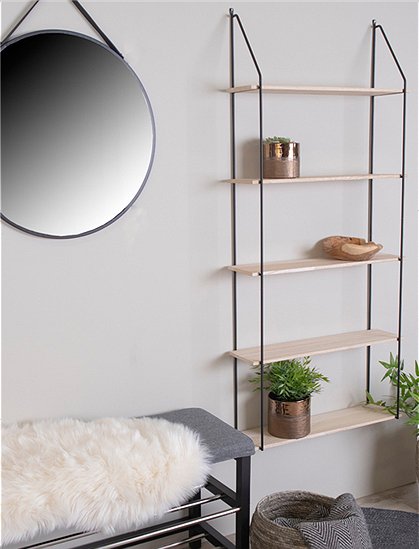 Wandregal 5 Böden &#9733; Kundenbewertung "Sehr gut" &#9733; 10&euro; Rabatt für Neukunden &#9733; Schnell verschickt &#9733; Jetzt günstig kaufen bei car-Moebel.de