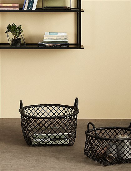 2er Set Körbe aus Rattan von HÜBSCH Interior &#9733; Kundenbewertung "Sehr gut" &#9733; 10&euro; Rabatt für Neukunden &#9733; Schnell verschickt &#9733; Günstig bei car-Moebel.de