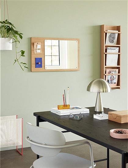 Memoboard mit Spiegel von HÜBSCH Interior &#9733; Kundenbewertung "Sehr gut" &#9733; 10&euro; Rabatt für Neukunden &#9733; Schnell verschickt &#9733; Günstig bei car-Moebel.de