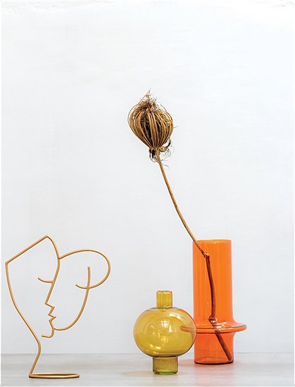 Glasvase in orange von UNC &#9733; Kundenbewertung "Sehr gut" &#9733; 10&euro; Rabatt für Neukunden &#9733; Schnell verschickt &#9733; Jetzt günstig kaufen bei car-Moebel.de
