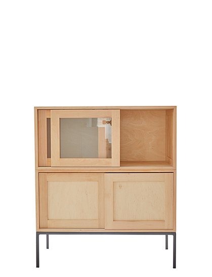 Wohnmodule Vitrine Erlenholz &#9733; Kundenbewertung "Sehr gut" &#9733; 10&euro; Rabatt für Neukunden &#9733; Schnell verschickt &#9733; Jetzt günstig kaufen bei car-Moebel.de