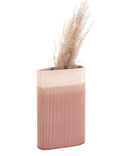 Vase Triangle aus Keramik von present time &#9733; Kundenbewertung "Sehr gut" &#9733; 10&euro; Rabatt für Neukunden &#9733; Jetzt günstig kaufen bei car-Moebel.de