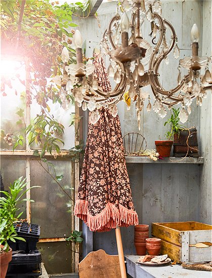 Sonnenschirm Retro von HKliving &#9733; Kundenbewertung "Sehr gut" &#9733; 10&euro; Rabatt für Neukunden &#9733; Schnell verschickt &#9733; Jetzt kaufen bei car-Moebel.de