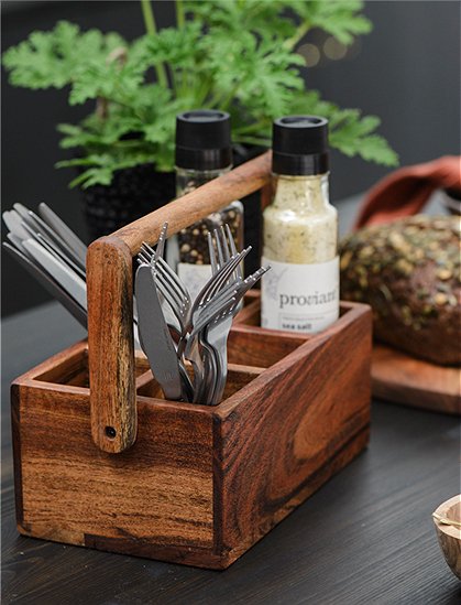 Holzkiste mit 5 Fächern von Ib Laursen &#9733; Kundenbewertung "Sehr gut" &#9733; 10&euro; Neukundenrabatt &#9733; Schnell verschickt &#9733; Günstig bei car-Moebel.de
