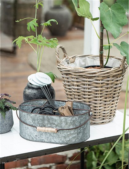 Metallkorb mit 6 Fächern von Ib Laursen &#9733; Kundenbewertung "Sehr gut" &#9733; 10&euro; Rabatt für Neukunden &#9733; Schnell verschickt &#9733; Günstig bei car-Moebel.de
