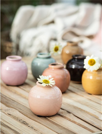 glasierte Vase aus Keramik von Ib Laursen &#9733; Kundenbewertung "Sehr gut" &#9733; 10&euro; Rabatt für Neukunden &#9733; Schnell verschickt &#9733; Günstig bei car-Moebel.de