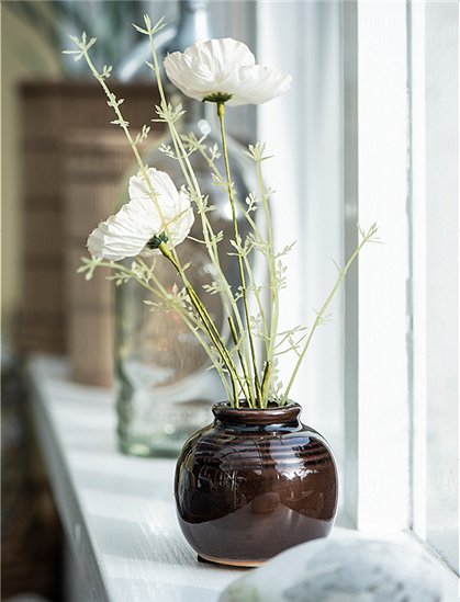 glasierte Vase aus Keramik von Ib Laursen &#9733; Kundenbewertung "Sehr gut" &#9733; 10&euro; Rabatt für Neukunden &#9733; Schnell verschickt &#9733; Günstig bei car-Moebel.de