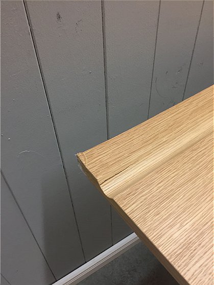 Schreibtisch mit Rille Nr:1082 2