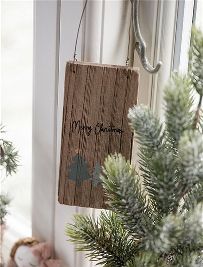 Holzschild Merry Christmas von Ib Laursen &#9733; Kundenbewertung "Sehr gut" &#9733; 10&euro; Rabatt für Neukunden &#9733; Schnell verschickt &#9733; Günstig bei car-Moebel.de