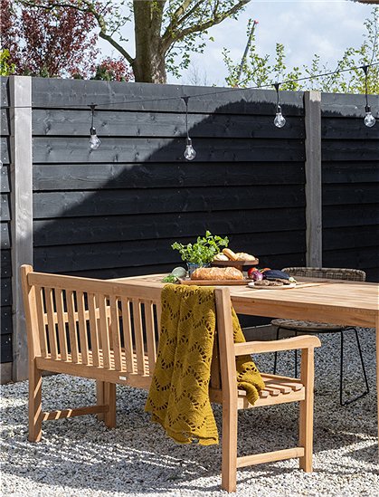Gartenbank aus Teakholz von woood &#9733; Kundenbewertung "Sehr gut" &#9733; 10&euro; Rabatt für Neukunden &#9733; Schnell verschickt &#9733; Günstig bei car-Moebel.de