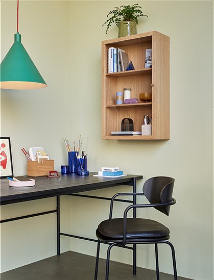 Wandvitrine Eiche von HÜBSCH Interior &#9733; Kundenbewertung "Sehr gut" &#9733; 10&euro; Rabatt für Neukunden &#9733; Jetzt günstig kaufen bei car-Moebel.de
