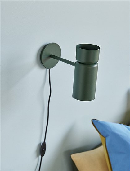 Wandleuchte grün von HÜBSCH Interior &#9733; Kundenbewertung "Sehr gut" &#9733; 10&euro; Rabatt für Neukunden &#9733; Schnell verschickt &#9733; Günstig bei car-Moebel.de