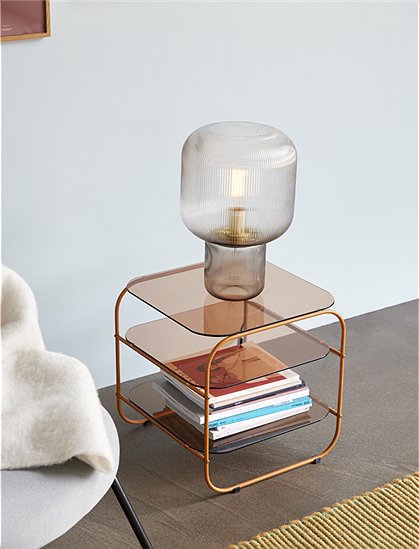 Beistelltisch Glas von HÜBSCH Interior &#9733; Kundenbewertung "Sehr gut" &#9733; 10&euro; Rabatt für Neukunden &#9733; Schnell verschickt &#9733; Jetzt bei car-Moebel.de