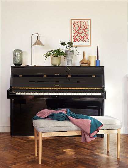 Polsterbank grau von HÜBSCH Interior &#9733; Kundenbewertung "Sehr gut" &#9733; 10&euro; Rabatt für Neukunden &#9733; Jetzt günstig kaufen bei car-Moebel.de