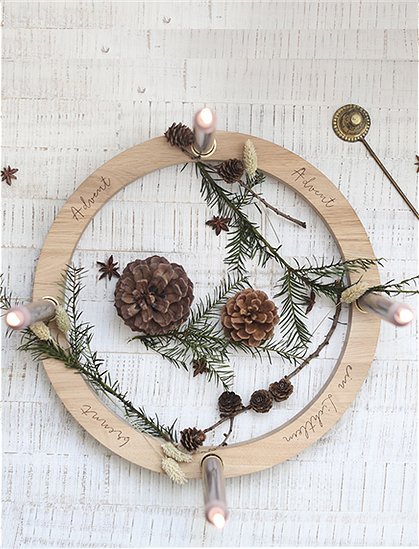 Adventskranz von Eulenschnitt &#9733; Kundenbewertung "Sehr gut" &#9733; 10&euro; Rabatt für Neukunden &#9733; Schnell verschickt &#9733; Günstig bei car-Moebel.de