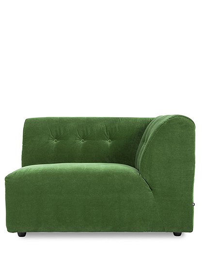 Modulsofa Vint Samt grün von HKliving &#9733; Kundenbewertung "Sehr gut" &#9733; 10% Rabatt für Neukunden &#9733; Jetzt günstig kaufen bei car-Moebel.de