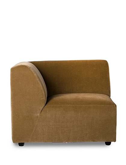 Modulsofa Jax Samt mustard von HKliving &#9733; Kundenbewertung "Sehr gut" &#9733; 10% Rabatt für Neukunden &#9733; Jetzt günstig kaufen bei car-Moebel.de