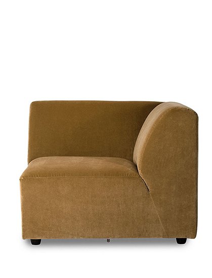 Modulsofa Jax Samt mustard von HKliving &#9733; Kundenbewertung "Sehr gut" &#9733; 10% Rabatt für Neukunden &#9733; Jetzt günstig kaufen bei car-Moebel.de