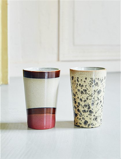 Tee Becher 70s von HKliving &#9733; Kundenbewertung "Sehr gut" &#9733; 10&euro; Rabatt für Neukunden &#9733; Schnell verschickt &#9733; Günstig bei car-Moebel.de