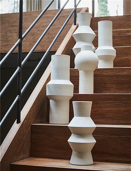 Vase aus Ton von HKliving &#9733; Kundenbewertung "Sehr gut" &#9733; 10&euro; Rabatt für Neukunden &#9733; Schnell verschickt &#9733; Jetzt günstig kaufen bei car-Moebel.de