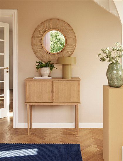 Konsolentisch mit Türen aus Eiche von HÜBSCH Interior &#9733; Kundenbewertung "Sehr gut" &#9733; 10&euro; Rabatt für Neukunden &#9733; Schnell verschickt &#9733; car-Moebel.de!