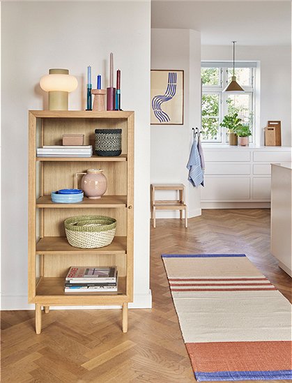 Vitrinenschrank Kaiser aus Eiche von HÜBSCH Interior &#9733; Kundenbewertung "Sehr gut" &#9733; 10&euro; Rabatt für Neukunden &#9733; Jetzt günstig kaufen bei car-Moebel.de