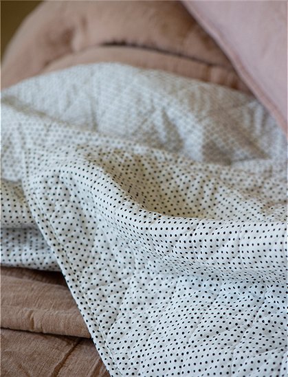 Quilt mit Muster aus Baumwolle von Ib Laursen &#9733; Kundenbewertung "Sehr gut" &#9733; 10&euro; Rabatt für Neukunden &#9733; Schnell verschickt &#9733; Günstig bei car-Moebel.de