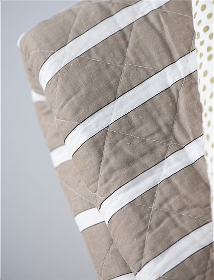 Quilt mit Muster aus Baumwolle von Ib Laursen &#9733; Kundenbewertung "Sehr gut" &#9733; 10&euro; Rabatt für Neukunden &#9733; Schnell verschickt &#9733; Günstig bei car-Moebel.de