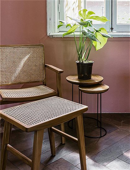 2er Set Beistelltische aus Teak Holz und Metall &#9733; Kundenbewertung "Sehr gut" &#9733; 10&euro; Rabatt für Neukunden &#9733; Schnell verschickt &#9733; Günstig bei car-Moebel.de