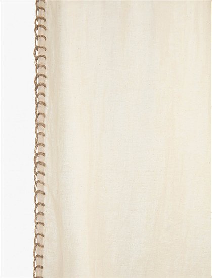 Vorhang in beige aus Baumwolle &#9733; Kundenbewertung "Sehr gut" &#9733; 10&euro; Rabatt für Neukunden &#9733; Schnell verschickt &#9733; Günstig bei car-Moebel.de
