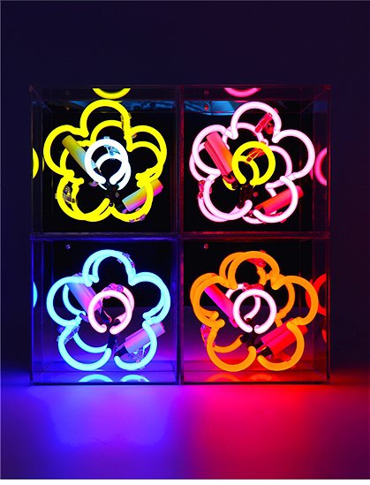 Neon Tischleuchte Mini Daisy von Locomocean &#9733; Kundenbewertung "Sehr gut" &#9733; 10&euro; Rabatt für Neukunden &#9733; Schnell verschickt &#9733; Jetzt bei car-Moebel.de