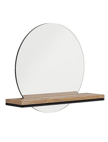 Wandspiegel Lias mit Ablage von Bloomingville &#9733; Kundenbewertung "Sehr gut" &#9733; 10&euro; Rabatt für Neukunden &#9733; Schnell verschickt &#9733; Günstig bei car-Moebel.de