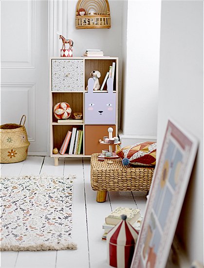 Korb, Seegras mit Blumen von Bloomingville &#9733; Kundenbewertung "Sehr gut" &#9733; 10&euro; Rabatt für Neukunden &#9733; Schnell verschickt &#9733; Günstig bei car-Moebel.de