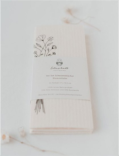 Set Schwammtücher Blumenliebe Eulenschnitt &#9733; Kundenbewertung "Sehr gut" &#9733; 10&euro; Rabatt für Neukunden &#9733; Schnell verschickt &#9733; Günstig bei car-Moebel.de