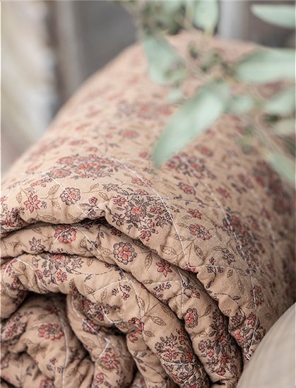 Quilt creme m. Muster, Baumwolle v. Ib Laursen &#9733; Kundenbewertung "Sehr gut" &#9733; 10&euro; Rabatt für Neukunden &#9733; Schnell verschickt &#9733; Günstig bei car-Moebel.de