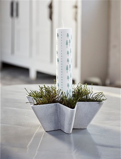 Kalenderkerze Shine 30xØ6 cm v. house doctor &#9733; Kundenbewertung "Sehr gut" &#9733; 10&euro; Rabatt für Neukunden &#9733; Schnell verschickt &#9733; Jetzt bei car-Moebel.de
