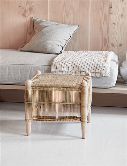 Rattan Hocker Rika von house doctor &#9733; Kundenbewertung "Sehr gut" &#9733; 10&euro; Rabatt für Neukunden &#9733; Schnell verschickt &#9733; Jetzt günstig bei car-Moebel.d